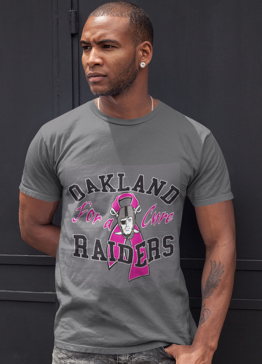 Oakland Raiders Tackle Breast Cancer T-Shirt - TeeNaviSport