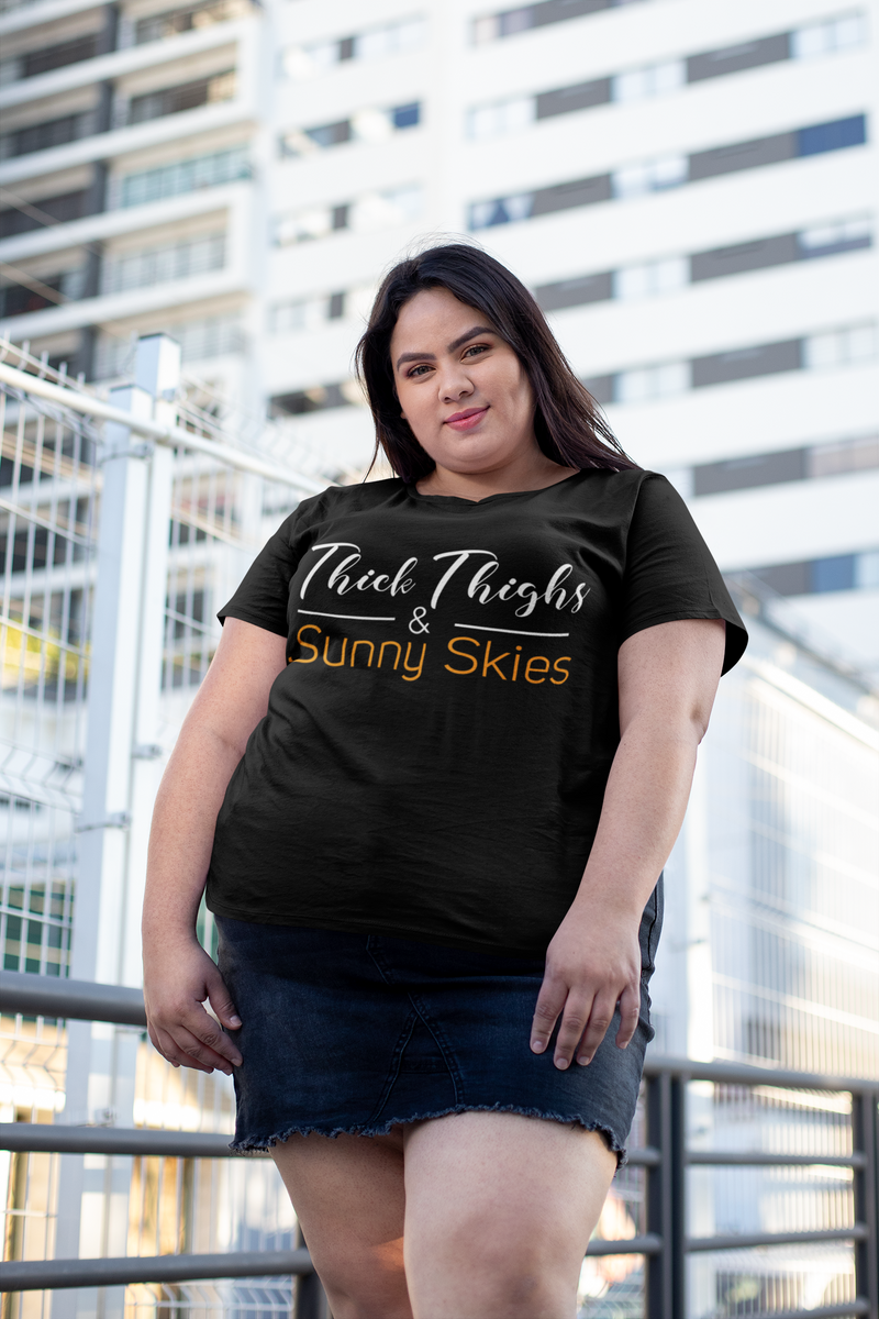 Thick Thighs & Sunny Skies – Size Sexy T-Shirt Boutique